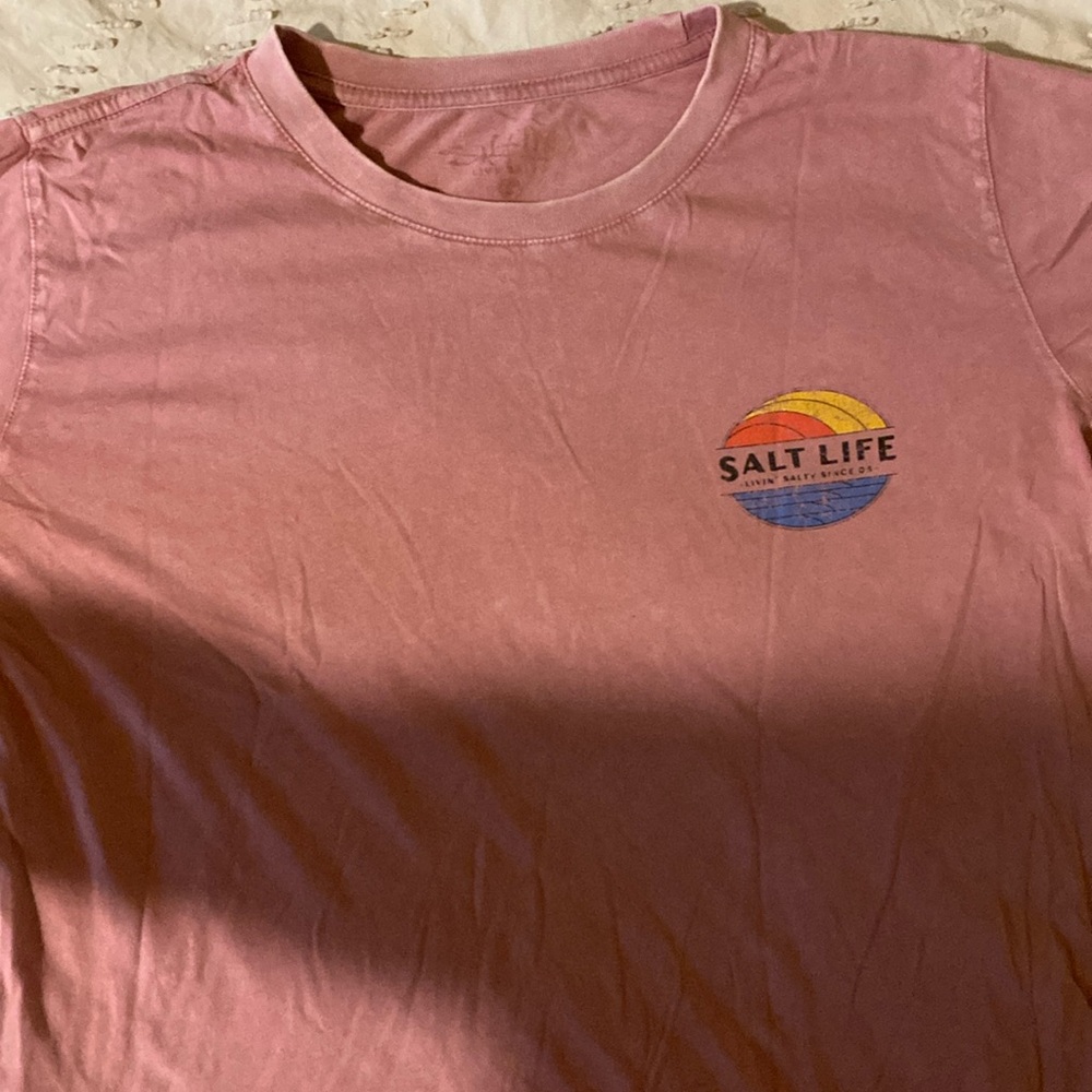Small Salt Life Shirt in Pink